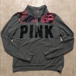 Pink 1/4 Zip Pullover
